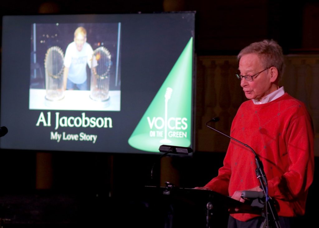 Al Jacobson speaking at Voices